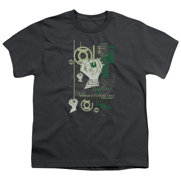 Green Lantern - Core Strength Youth Short Sleeve
