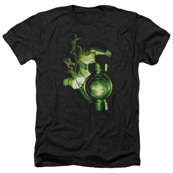 Green Lantern - Lantern Light Adult Regular Fit Heather Short Sleeve