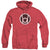 Green Lantern - Red Lantern Logo Adult Heather Hoodie