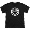 Green Lantern - Black Lantern Logo Youth Short Sleeve
