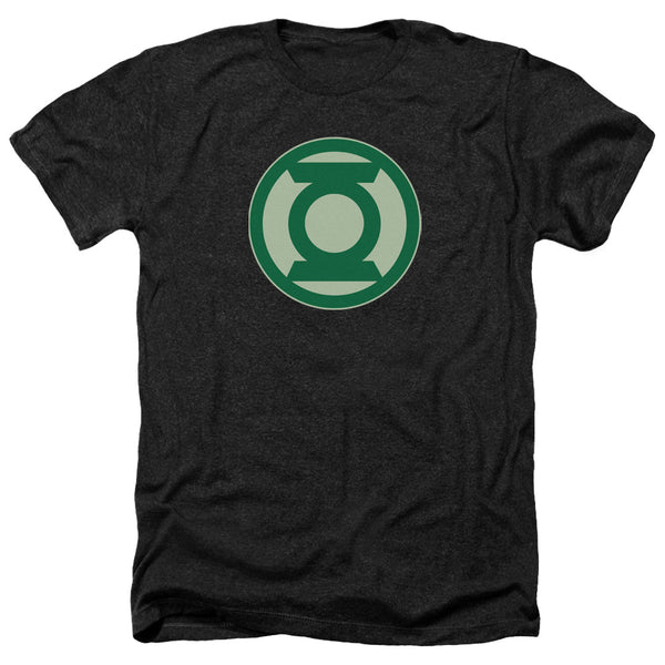 Green Lantern - Green Symbol Adult Regular Fit Heather Short Sleeve