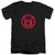 Green Lantern - Red Symbol Adult Slim Fit V Neck Cotton