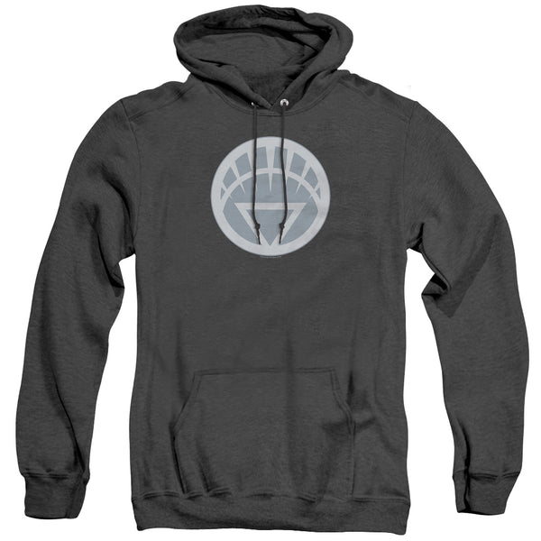Green Lantern - White Symbol Adult Heather Hoodie
