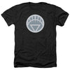 Green Lantern - White Symbol Adult Regular Fit Heather Short Sleeve