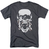 Green Lantern - Black Lantern Skull Adult Regular Fit Short Sleeve