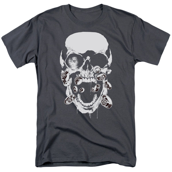 Green Lantern - Black Lantern Skull Adult Regular Fit Short Sleeve