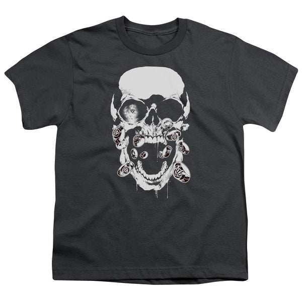 Green Lantern - Black Lantern Skull Youth Short Sleeve