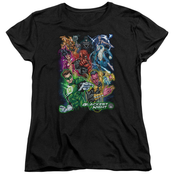 Green Lantern - Blackest Group Women's Short Sleeve