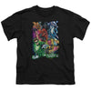 Green Lantern - Blackest Group Youth Short Sleeve