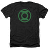 Green Lantern - Green Emblem Adult Regular Fit Heather Short Sleeve