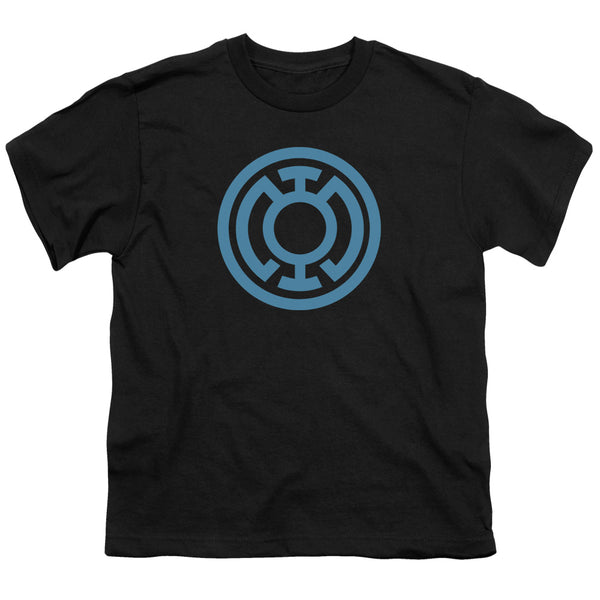 Green Lantern - Lt Blue Emblem Youth Short Sleeve