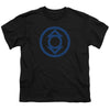 Green Lantern - Blue Emblem Youth Short Sleeve