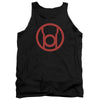Green Lantern - Red Emblem Adult Tank Top