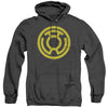 Green Lantern - Yellow Emblem Adult Heather Hoodie