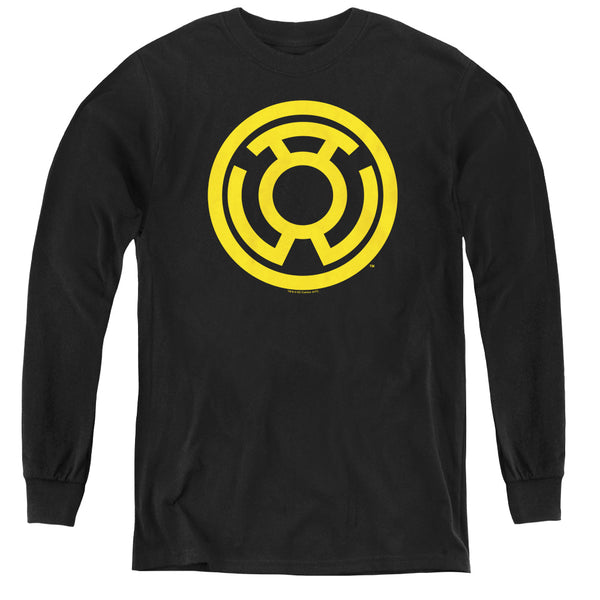 Green Lantern - Yellow Emblem L - S Youth