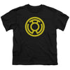 Green Lantern - Yellow Emblem Youth Short Sleeve