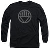 Green Lantern - Grey Emblem Adult Long Sleeve