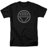 Green Lantern - Grey Emblem Adult Regular Fit Short Sleeve