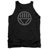 Green Lantern - Grey Emblem Adult Tank Top