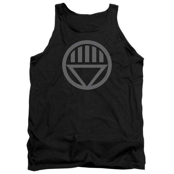 Green Lantern - Grey Emblem Adult Tank Top