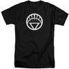 Green Lantern - White Emblem Adult Tall Fit Short Sleeve