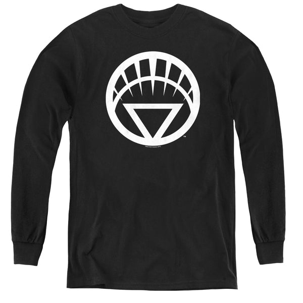 Green Lantern - White Emblem L - S Youth