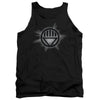 Green Lantern - Black GLow Adult Tank Top