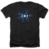 Green Lantern - Indigo GLow Adult Regular Fit Heather Short Sleeve