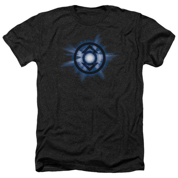 Green Lantern - Indigo GLow Adult Regular Fit Heather Short Sleeve
