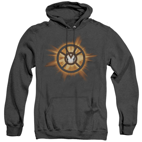 Green Lantern - Orange GLow Adult Heather Hoodie