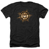 Green Lantern - Orange GLow Adult Regular Fit Heather Short Sleeve