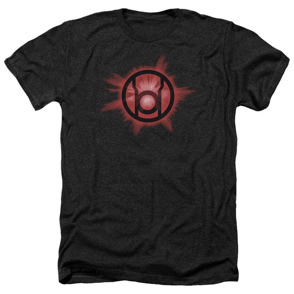 Green Lantern - Red GLow Adult Regular Fit Heather Short Sleeve