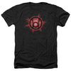 Green Lantern - Red GLow Adult Regular Fit Heather Short Sleeve