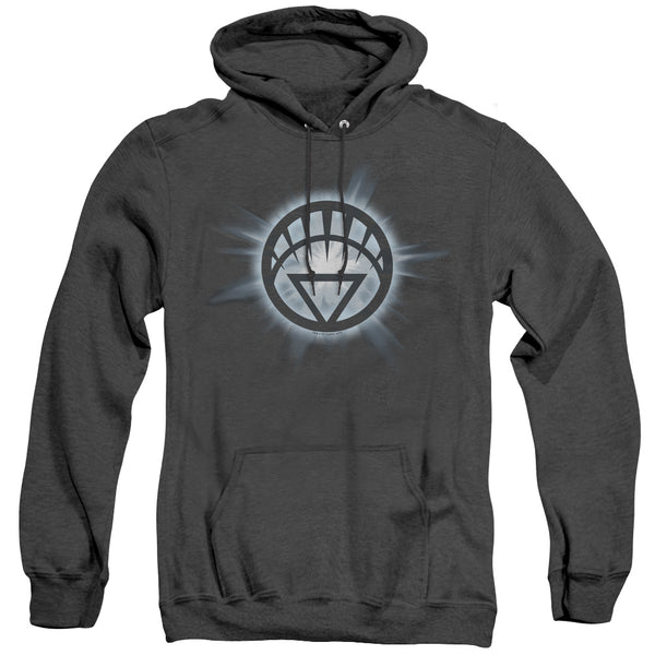 Green Lantern - White GLow Adult Heather Hoodie