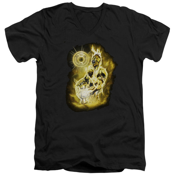 Green Lantern - Sinestro Nebula Adult Slim Fit V Neck Cotton