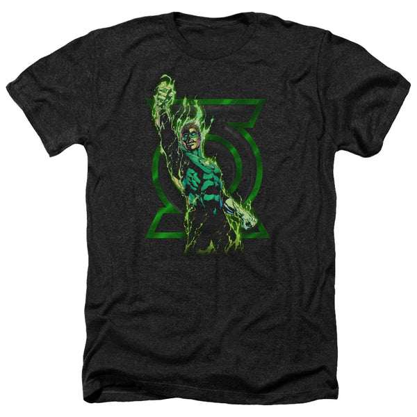 Green Lantern - Fully Charged Adult Regular Fit Heather Short Sleeve