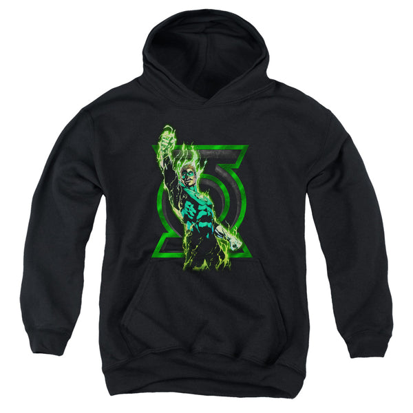 Green Lantern - Fully Charged Youth Hooded Sweatshirt