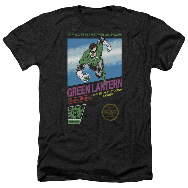 Green Lantern - Box Art Adult Regular Fit Heather Short Sleeve