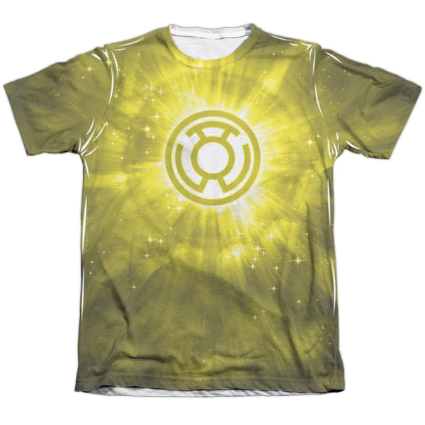 Green Lantern - Yellow Energy Adult Regular Fit Short Sleeve 65 - 35 Poly - Cotton