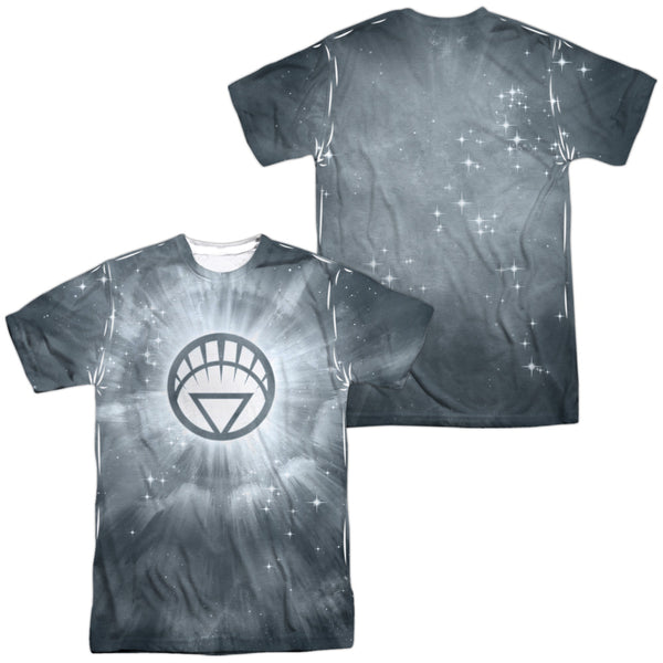 Green Lantern - White Energy Adult Regular Fit Short Sleeve 100% Poly