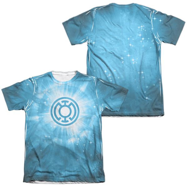 Green Lantern - Blue Energy Adult Regular Fit Short Sleeve 65 - 35 Poly - Cotton