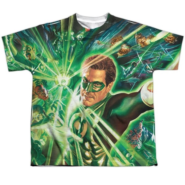 Green Lantern - Lantern Burst Youth Short Sleeve 100% Poly