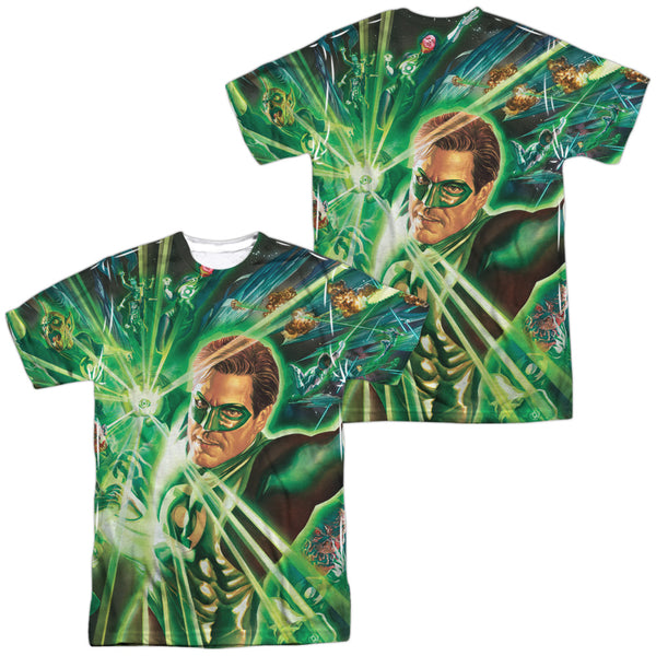 Green Lantern - Lantern Burst Adult Regular Fit Short Sleeve 100% Poly
