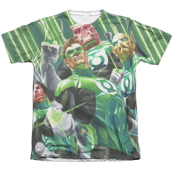 Green Lantern - High Beams Adult Regular Fit Short Sleeve 65 - 35 Poly - Cotton
