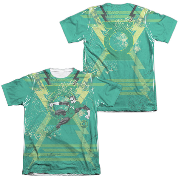 Green Lantern - Weild The Logo Adult Regular Fit Short Sleeve 65 - 35 Poly - Cotton