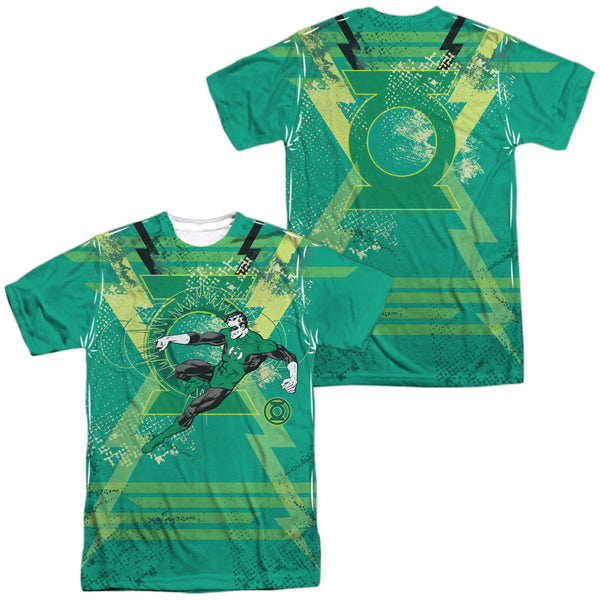Green Lantern - Weild The Logo Adult Regular Fit Short Sleeve 100% Poly