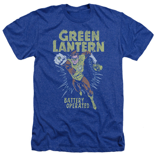 Green Lantern - Fully Charged Adult Regular Fit Heather Short Sleeve