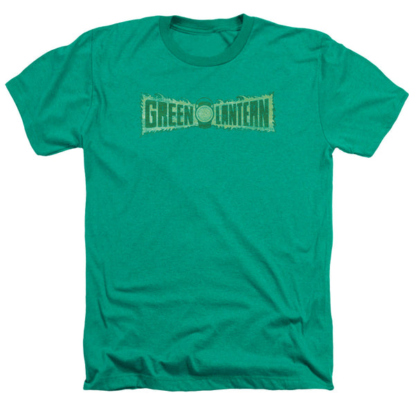 Green Lantern - Flame Logo Adult Regular Fit Heather Short Sleeve