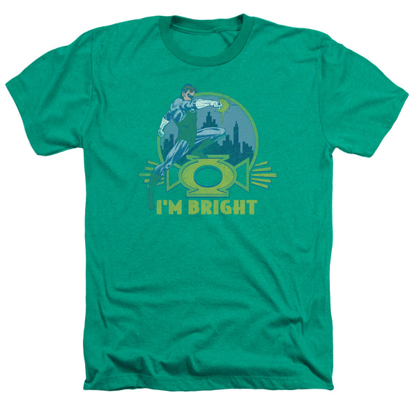 Green Lantern - Im Bright Adult Regular Fit Heather Short Sleeve