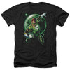 Green Lantern - Galaxy GLow Adult Regular Fit Heather Short Sleeve